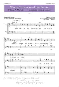 Where Charity and Love Prevail SATB choral sheet music cover Thumbnail